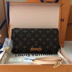 Authentic Louis Vuitton favorite MM monogram NIB
